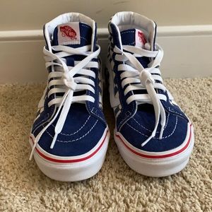 Blue Checkered BMX Vans